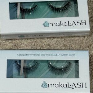 Black Synthetic Fiber Eyelashes